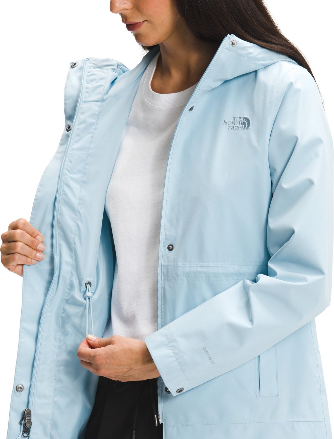 The North Face Women's Woodmont Rain Parka Jacket Academy