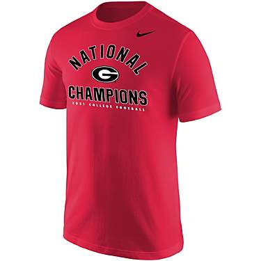 Nike Men's University of Georgia 2021 National Champs Short Sleeve T-shirt                                                      