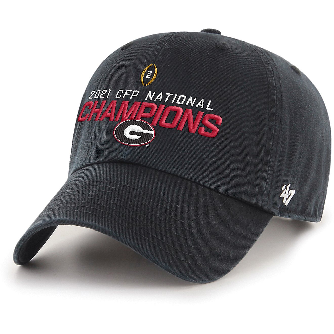 47 University of Georgia Men's NCAA Football National Champs 2021 Clean Up Cap                                                   - view number 1