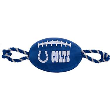 Pets First Indianapolis Colts Nylon Football Rope Dog Toy                                                                       