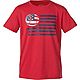 BCG Boys' Americana Baseball Flag Graphic Short Sleeve T-shirt                                                                   - view number 1 image