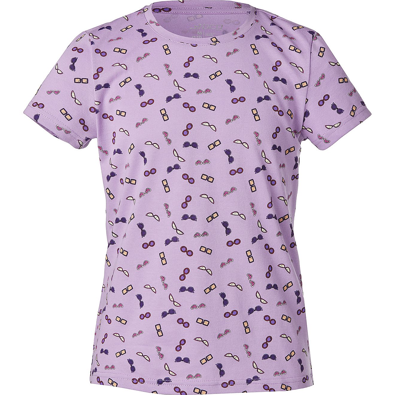 BCG Girls' Sunglasses Cotton Graphic Short Sleeve T-shirt                                                                        - view number 1