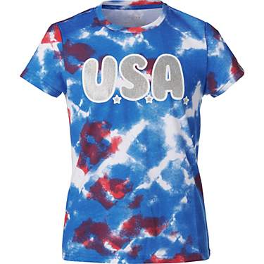 BCG Girls' USA Cotton Graphic Short Sleeve T-shirt                                                                              