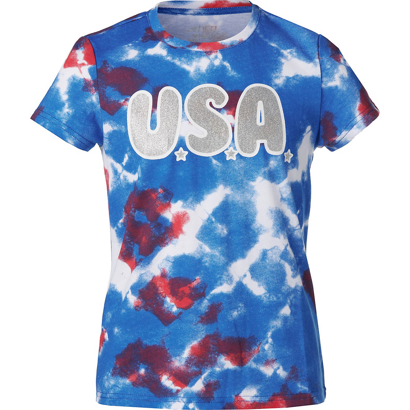 BCG Girls' USA Cotton Graphic Short Sleeve T-shirt                                                                               - view number 1