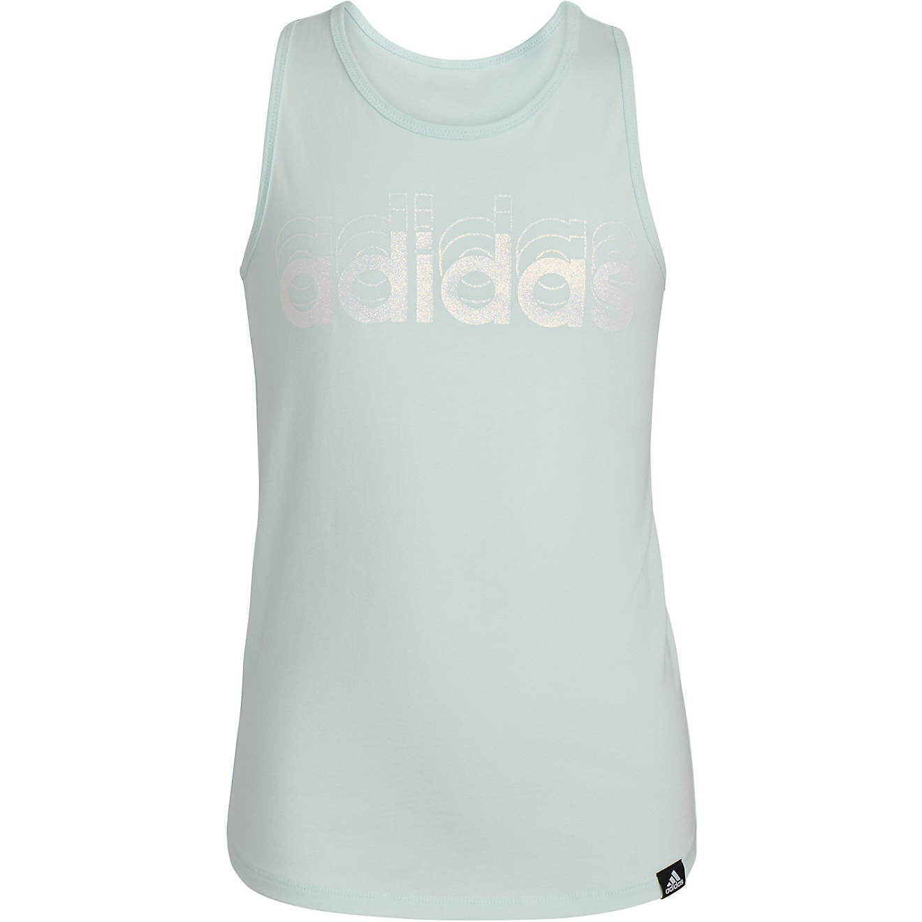adidas Girls' Lapped Graphic Tank Top                                                                                            - view number 1