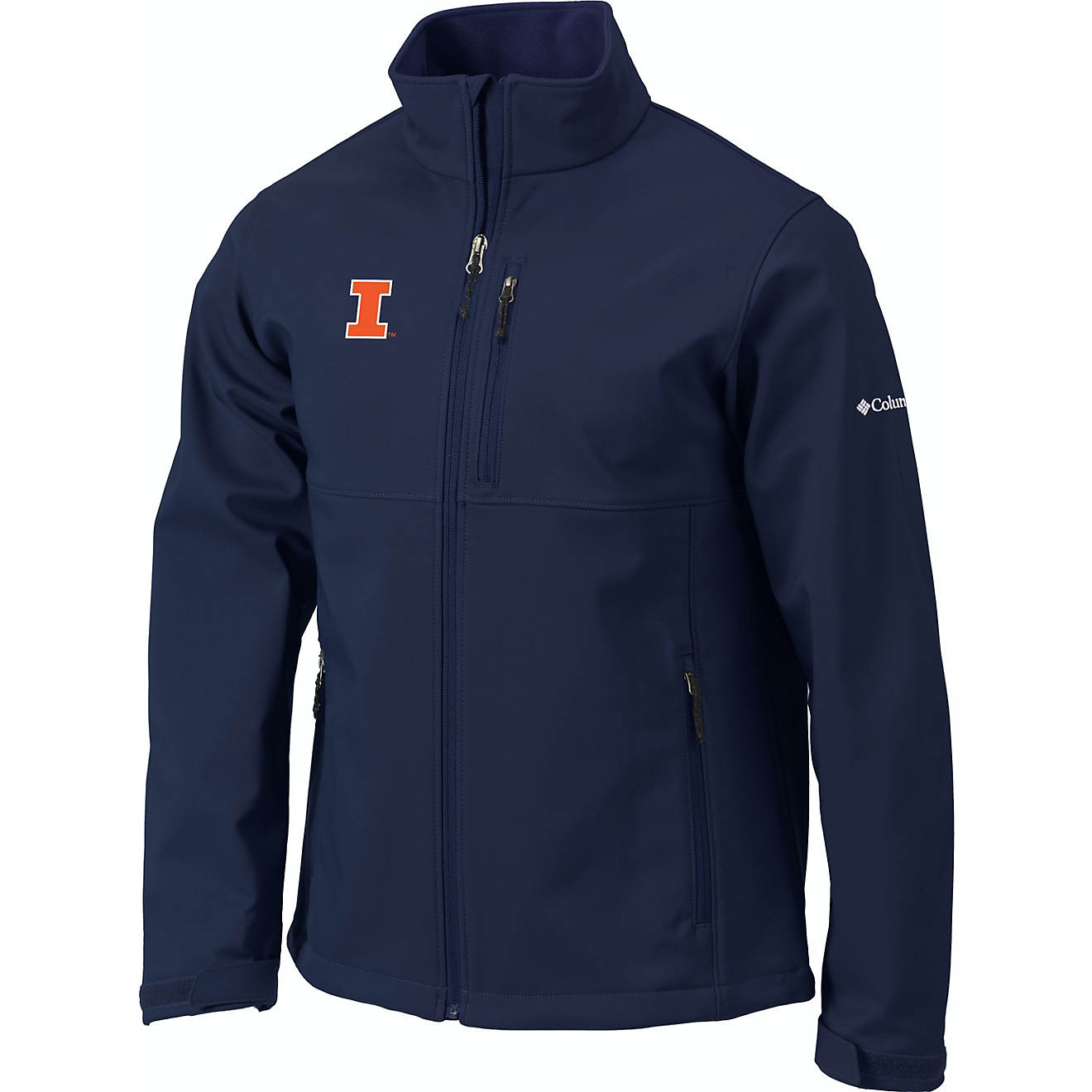 Columbia Sportswear Men's University of Illinois Ascender Softshell Jacket                                                       - view number 1