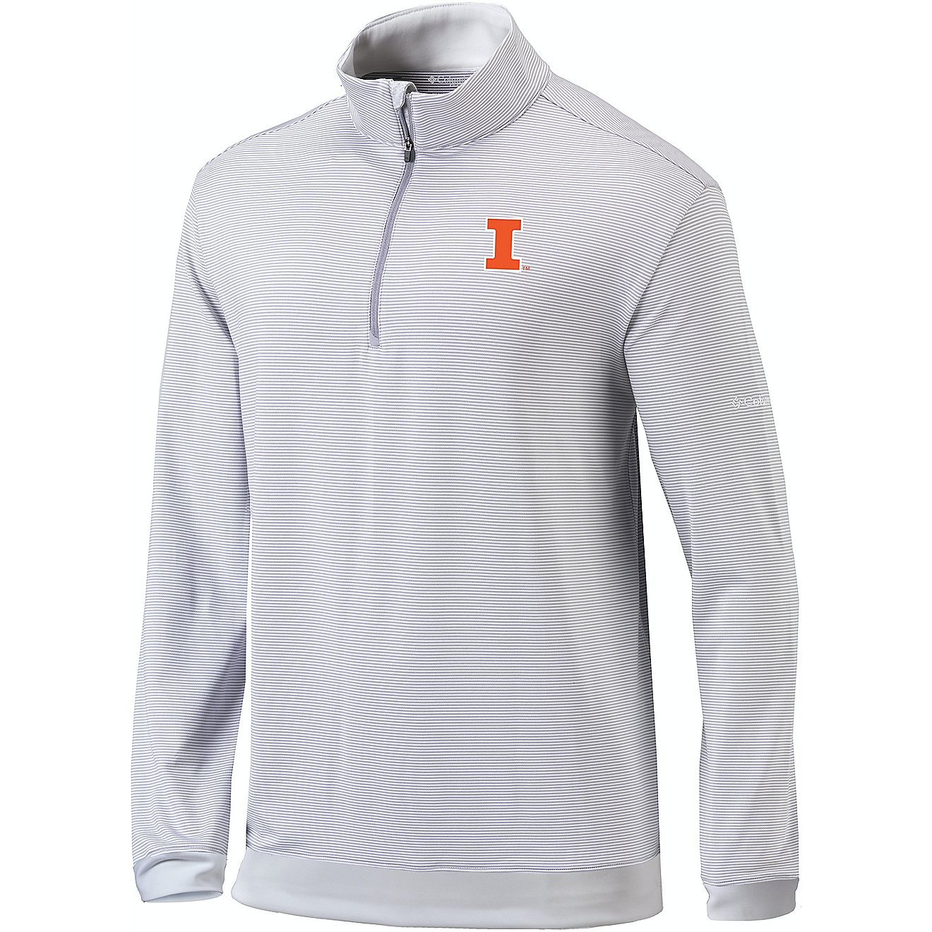 Columbia Sportswear Men's University of Illinois Even Lie Pullover Top                                                           - view number 1