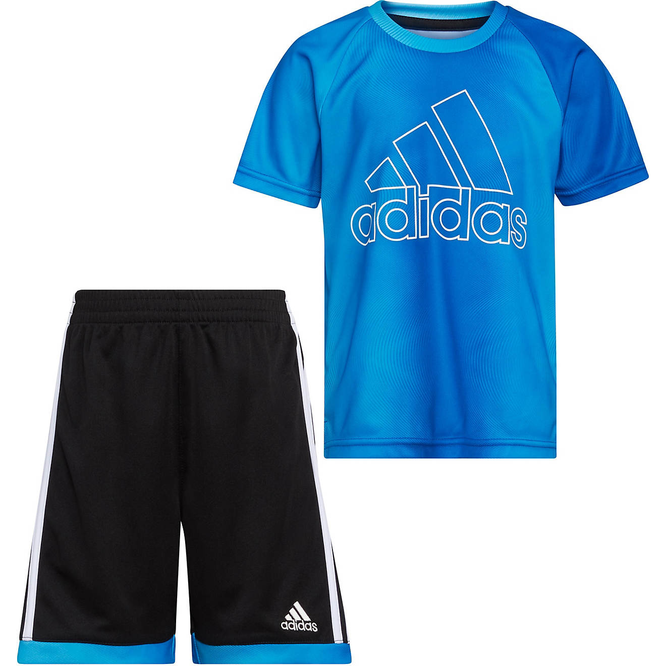 adidas Boys' Graphic T-shirt and Printed Shorts Set                                                                              - view number 1