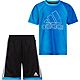 adidas Boys' Graphic T-shirt and Printed Shorts Set                                                                              - view number 1 image