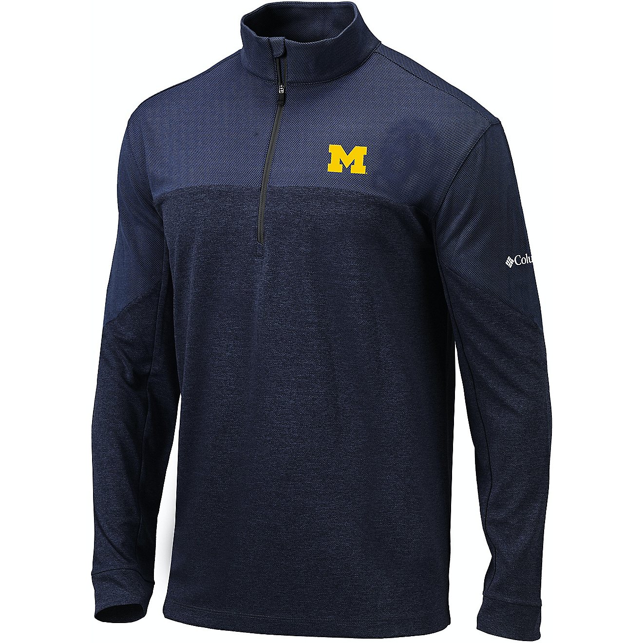 Columbia Sports Men's University of Michigan Home Course Pullover Top                                                            - view number 1