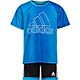 adidas Toddler Boys' Graphic T-shirt and Printed Shorts Set                                                                      - view number 3 image