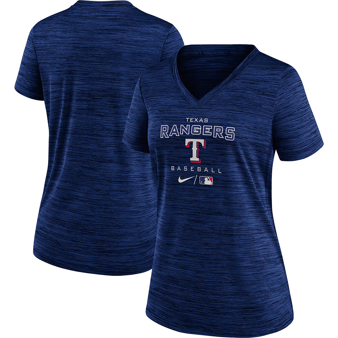 Nike Women's Texas Rangers Velocity Graphic T-shirt                                                                              - view number 1