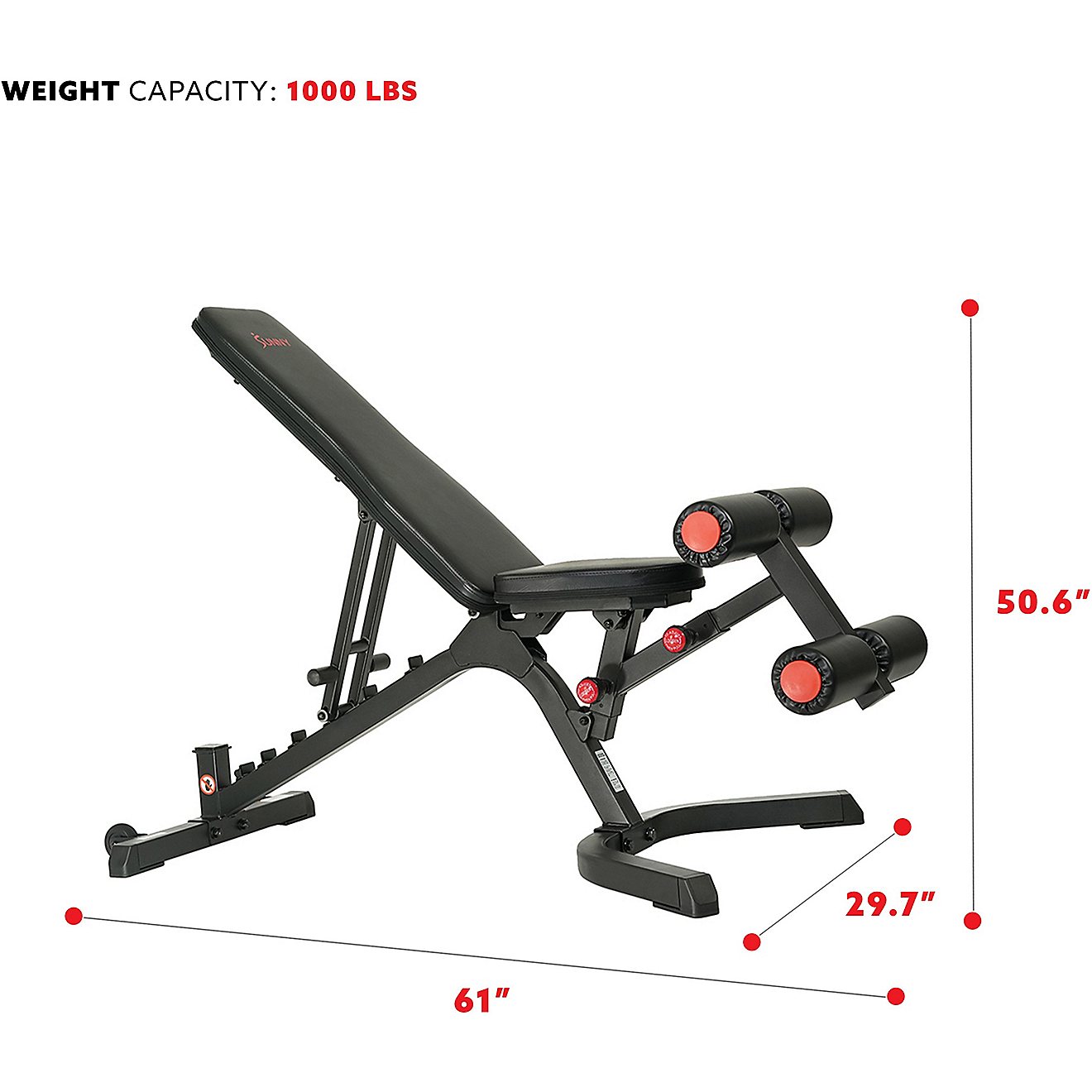 Sunny Health & Fitness Utility Weight Bench                                                                                      - view number 4