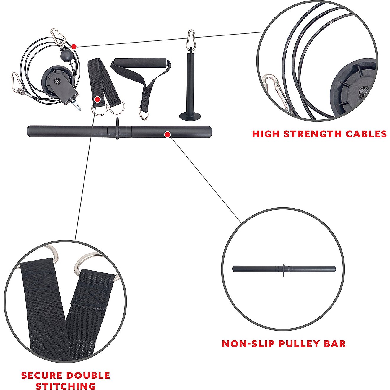 Sunny Health & Fitness Lat Pull Down Attachment                                                                                  - view number 3