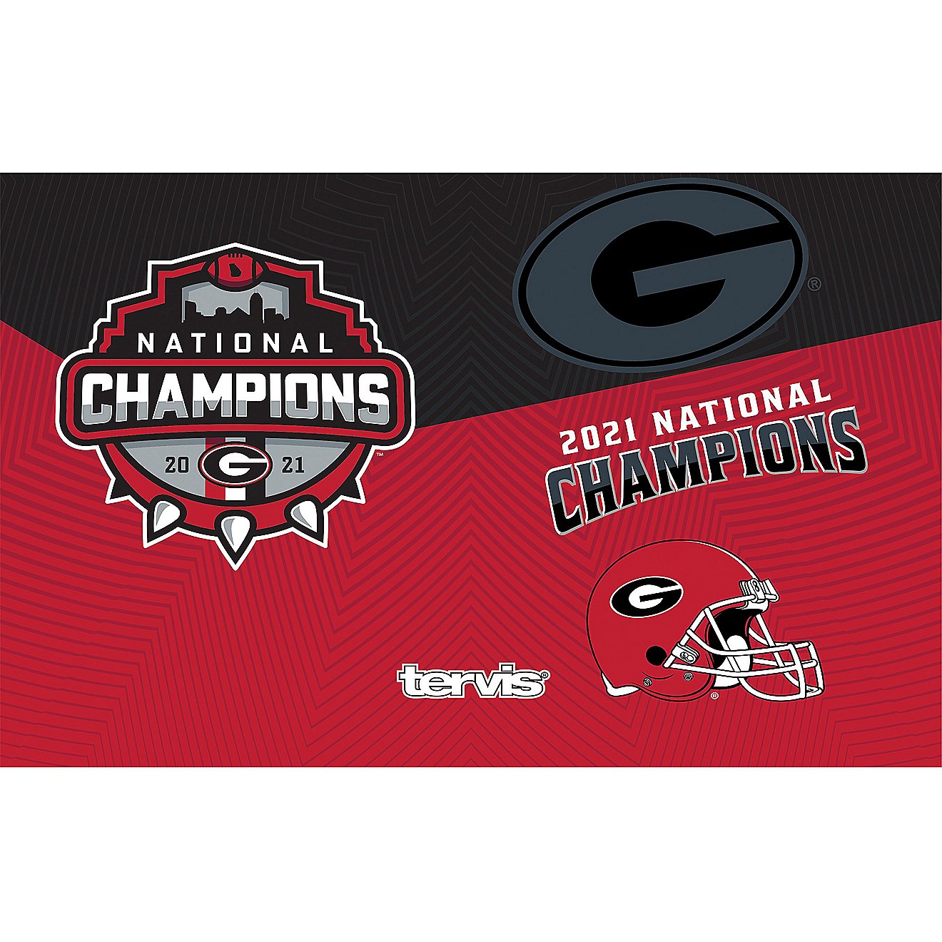 Tervis University of Georgia 2021 NCAA CFP Champs 20 oz Stainless Tumbler                                                        - view number 2