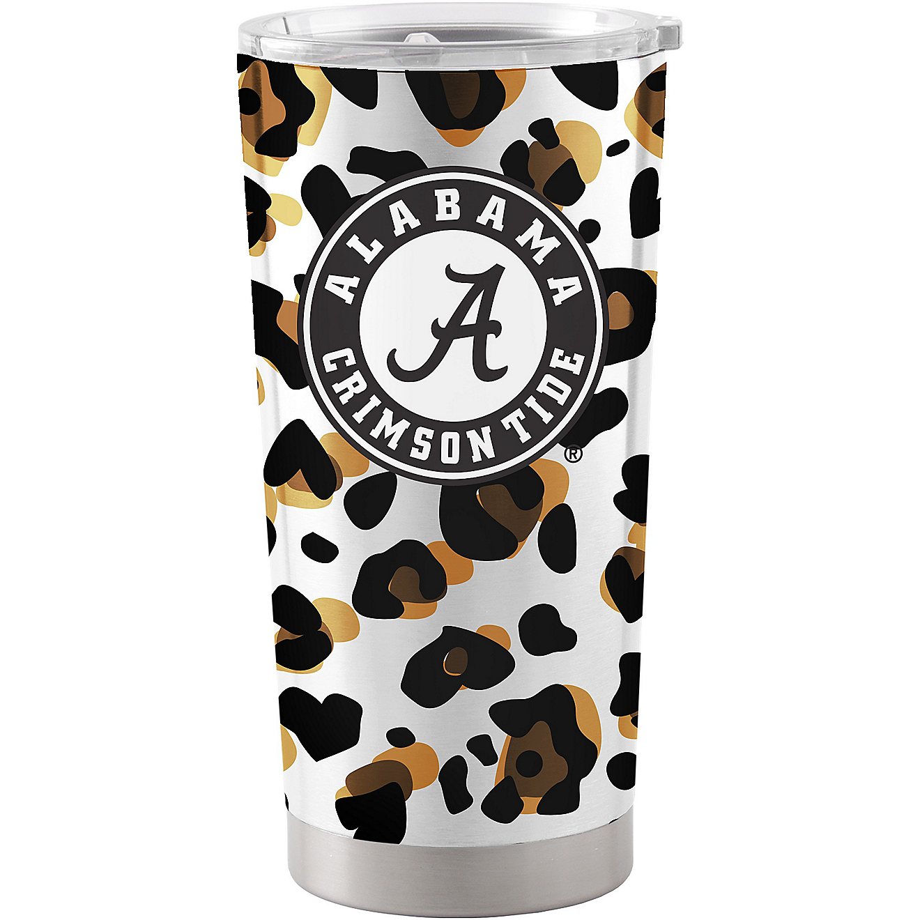 Logo University of Alabama 20 oz Neutral Leopard Stainless Steel Tumbler                                                         - view number 1