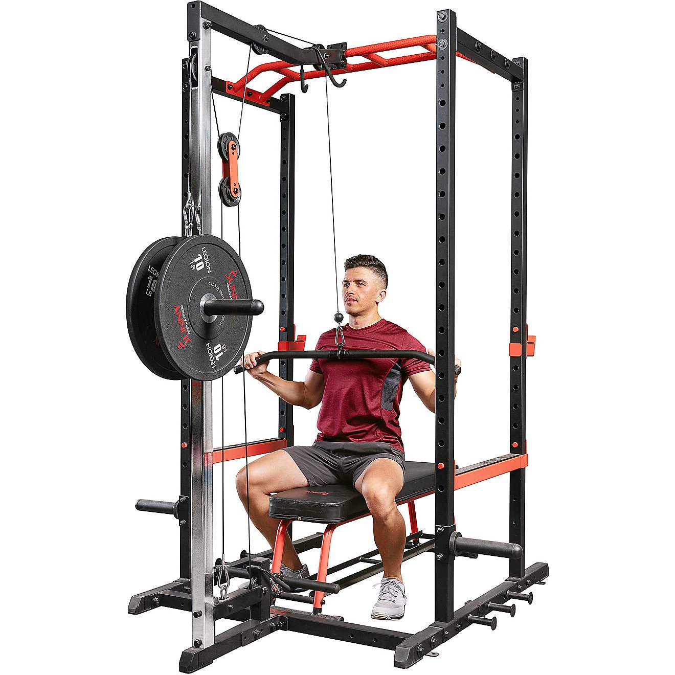 Sunny Health & Fitness Lat Pulldown Pulley System                                                                                - view number 10