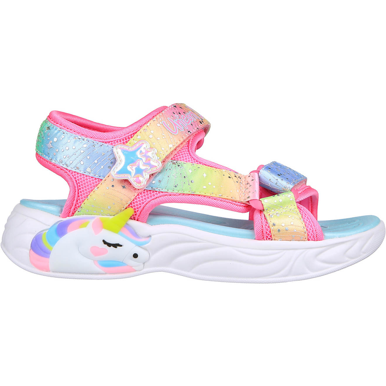 SKECHERS Girls' Unicorn Dreams Majestic Bliss Sandals                                                                            - view number 1