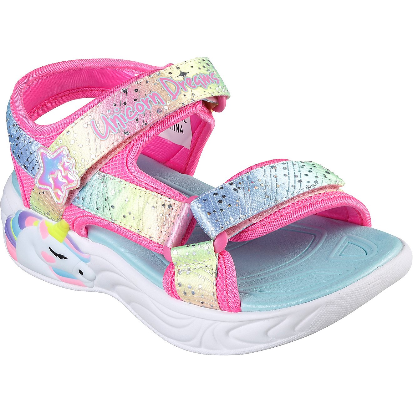 SKECHERS Girls' Unicorn Dreams Majestic Bliss Sandals                                                                            - view number 3