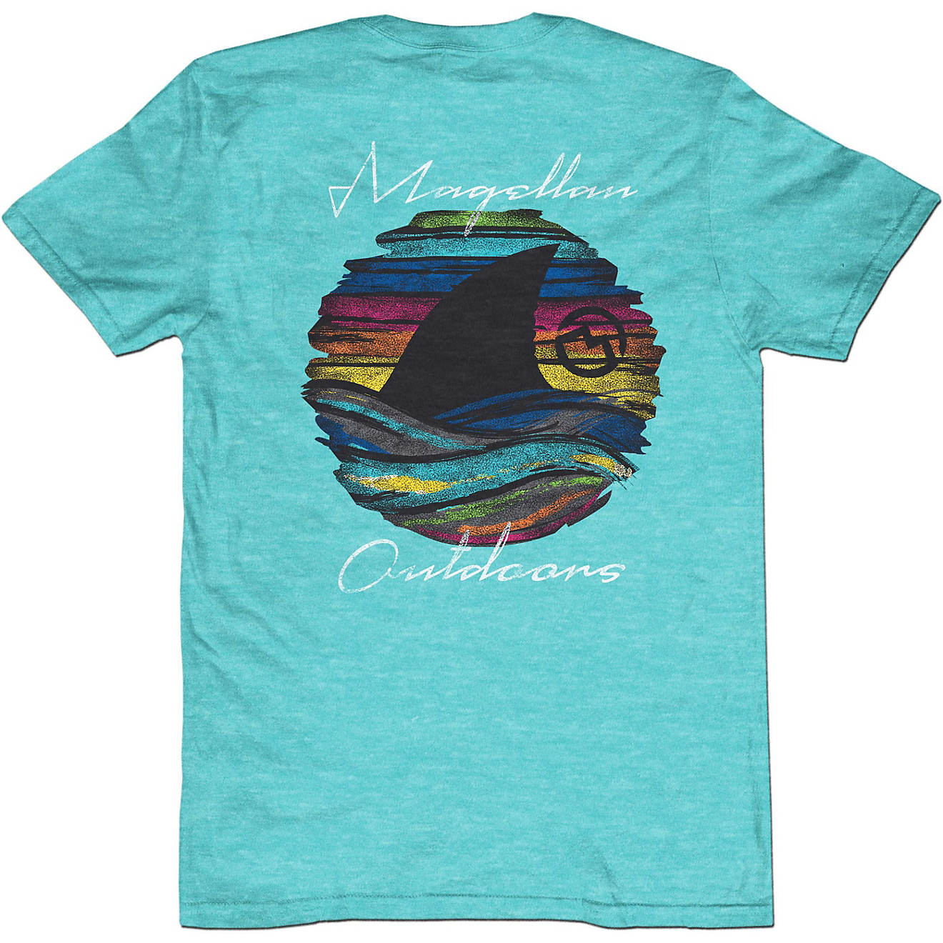 Magellan Outdoors Boys' Shark Sky Graphic Short Sleeve T-shirt                                                                   - view number 1
