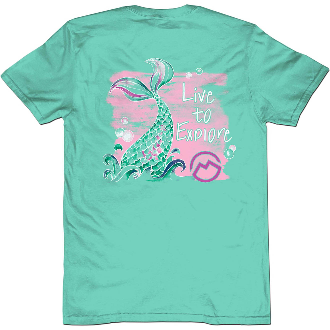 Magellan Outdoors Girls' Mermaid Graphic Short Sleeve T-shirt                                                                    - view number 1