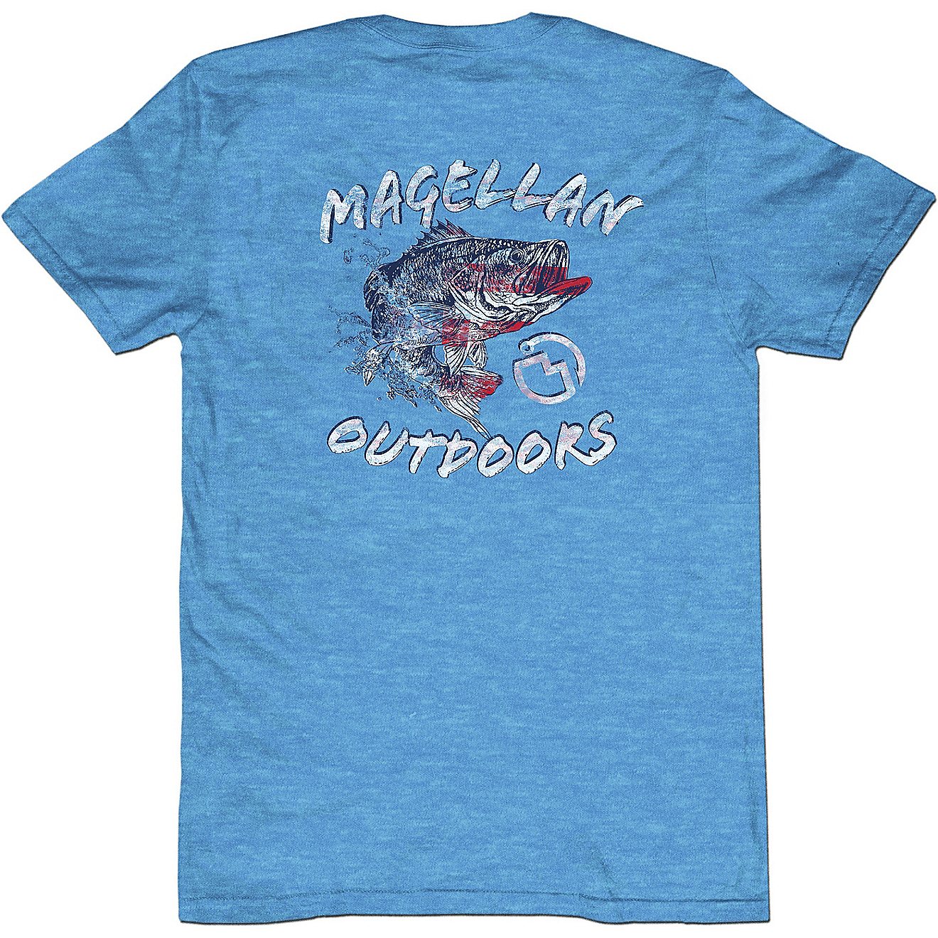 Magellan Outdoors Men’s USA Bass Short Sleeve T-shirt                                                                          - view number 1
