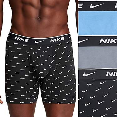Nike Men's Essential Cotton Stretch Boxer Briefs 3-Pack                                                                         