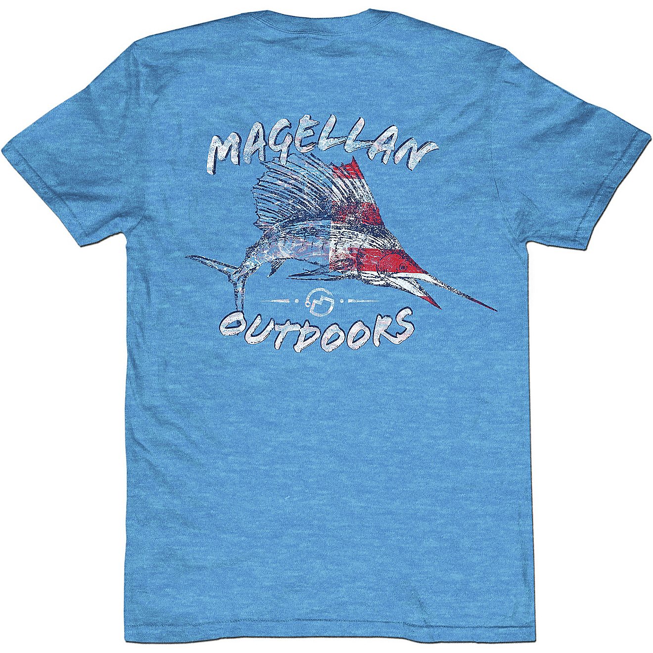 Magellan Outdoors Men’s USA Sailfish Short Sleeve T-shirt                                                                      - view number 1