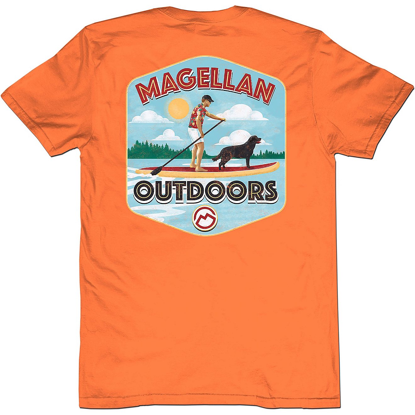 Magellan Outdoors Men’s Paddle Board Lab Short Sleeve T-shirt                                                                  - view number 1