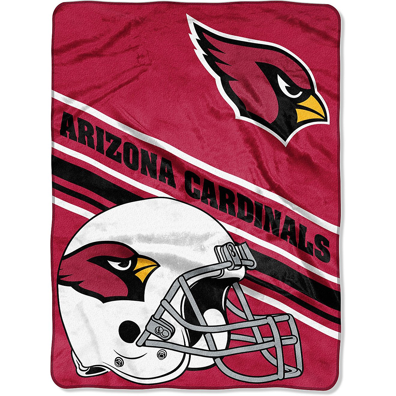 The Northwest Company Arizona Cardinals Slant 60 in x 80 in Raschel Throw Blanket                                                - view number 1