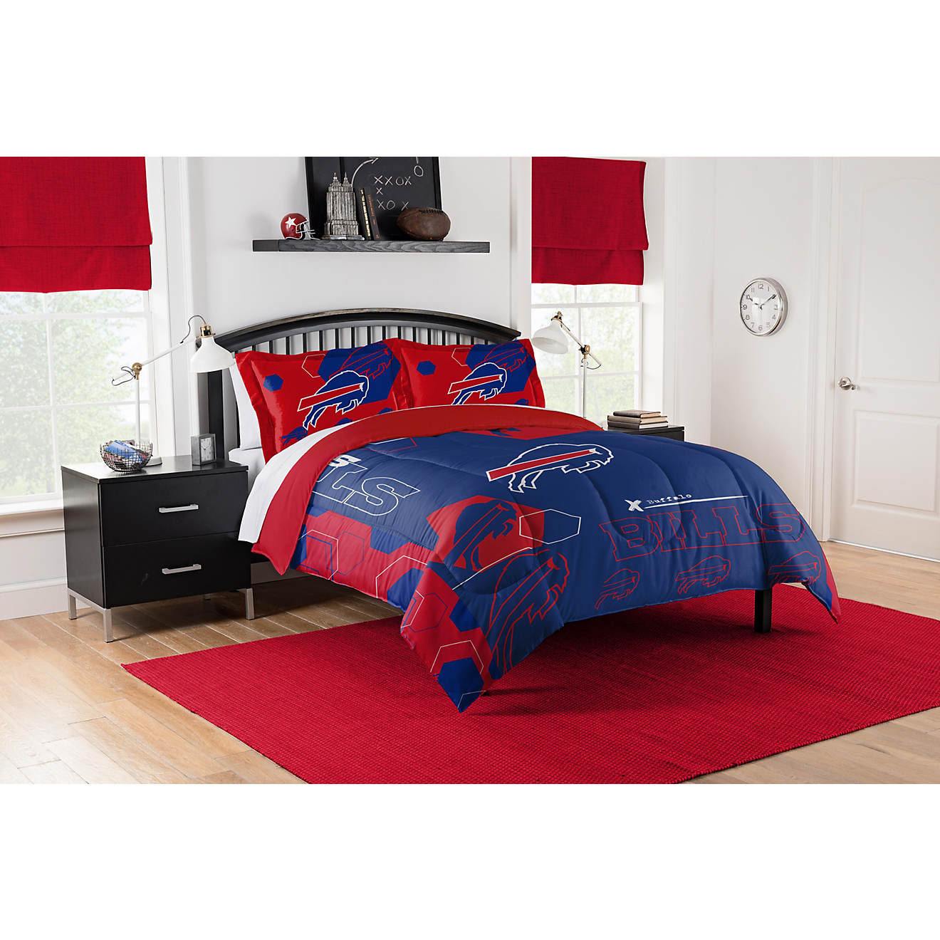 Northwest Buffalo Bills Hexagon Full/Queen Comforter Set                                                                         - view number 1