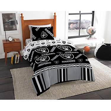 The Northwest Company Las Vegas Raiders Rotary Twin Bed in a Bag Set                                                            