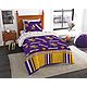 The Northwest Company Minnesota Vikings Rotary Twin Bed in a Bag Set                                                             - view number 1 image