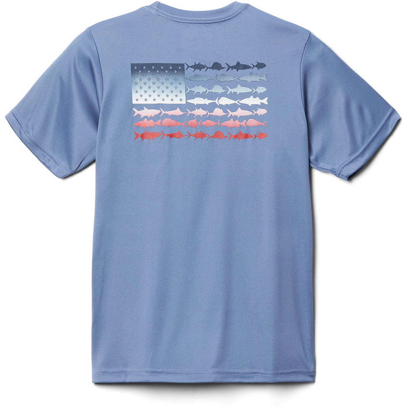 Columbia Sportswear Boys' Terminal Tackle PFG Fish Flag Short Sleeve T-shirt                                                     - view number 1