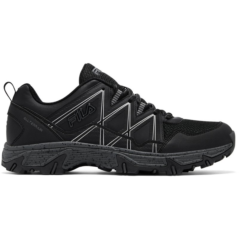 Fila Men's At Peake 24 Trail Shoes Black/Silver, 12 - Men's Active at Academy Sports product image