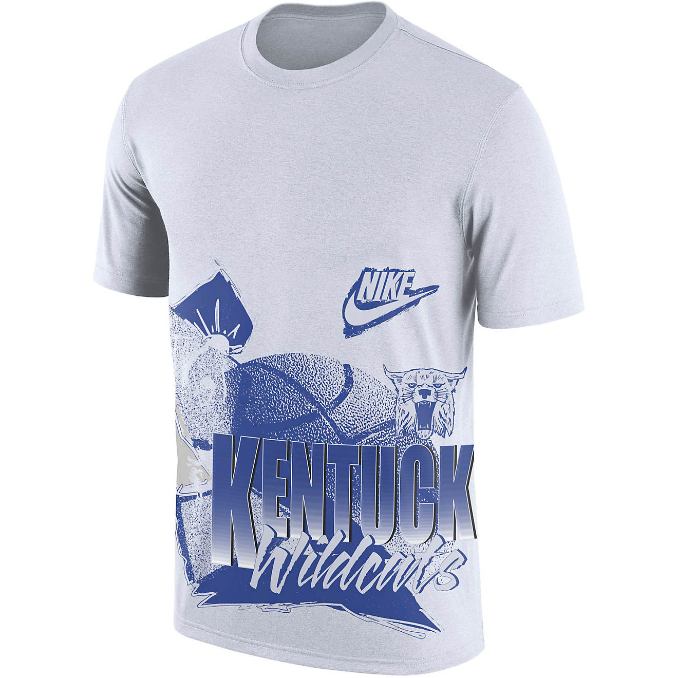 Nike Men's University of Kentucky MX90s Hoop Short Sleeve T-shirt                                                                - view number 1
