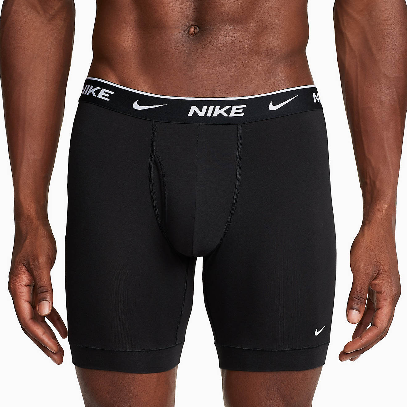Nike Men's Essential Cotton Stretch Long Boxer Briefs 3-Pack                                                                     - view number 1