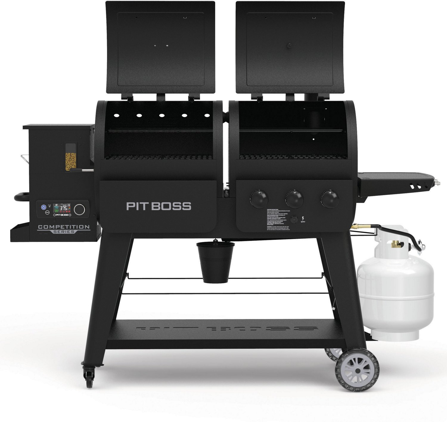 Pit Boss 1230 Competition Series Pellet/Gas Combo Grill Academy