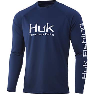 Huk Men's Vented Pursuit Graphic Long Sleeve T-shirt                                                                            