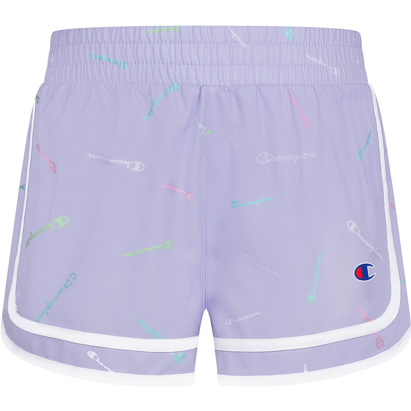 Champion Girls' Script AOP Woven Shorts 2.75 in                                                                                  - view number 1