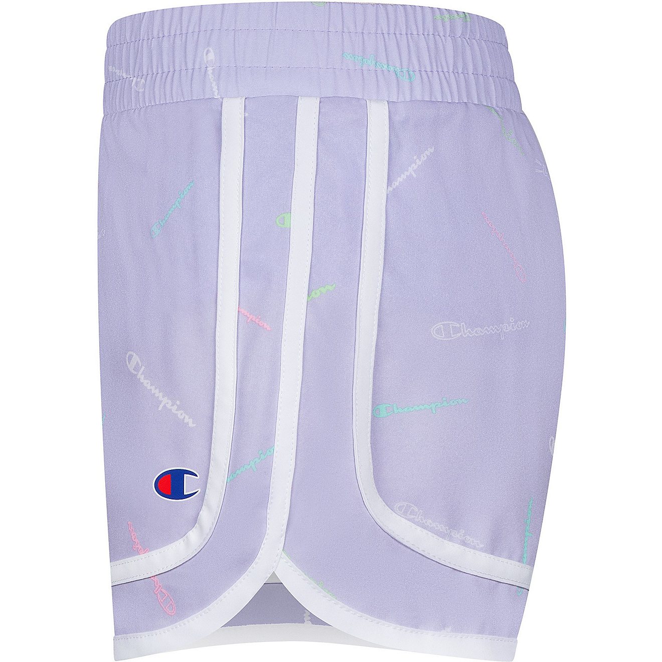 Champion Girls' Script AOP Woven Shorts 2.75 in                                                                                  - view number 2