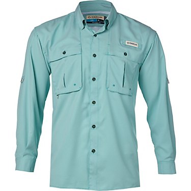 Magellan Outdoors Men's Aransas Pass Mini Check Long Sleeve Fishing Shirt