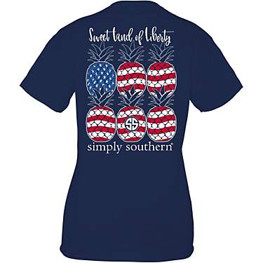 Simply Southern Women's Pine Flag Graphic T-shirt                                                                               