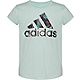 adidas Girls' Mossy Floral Short Sleeve T-shirt                                                                                  - view number 1 image