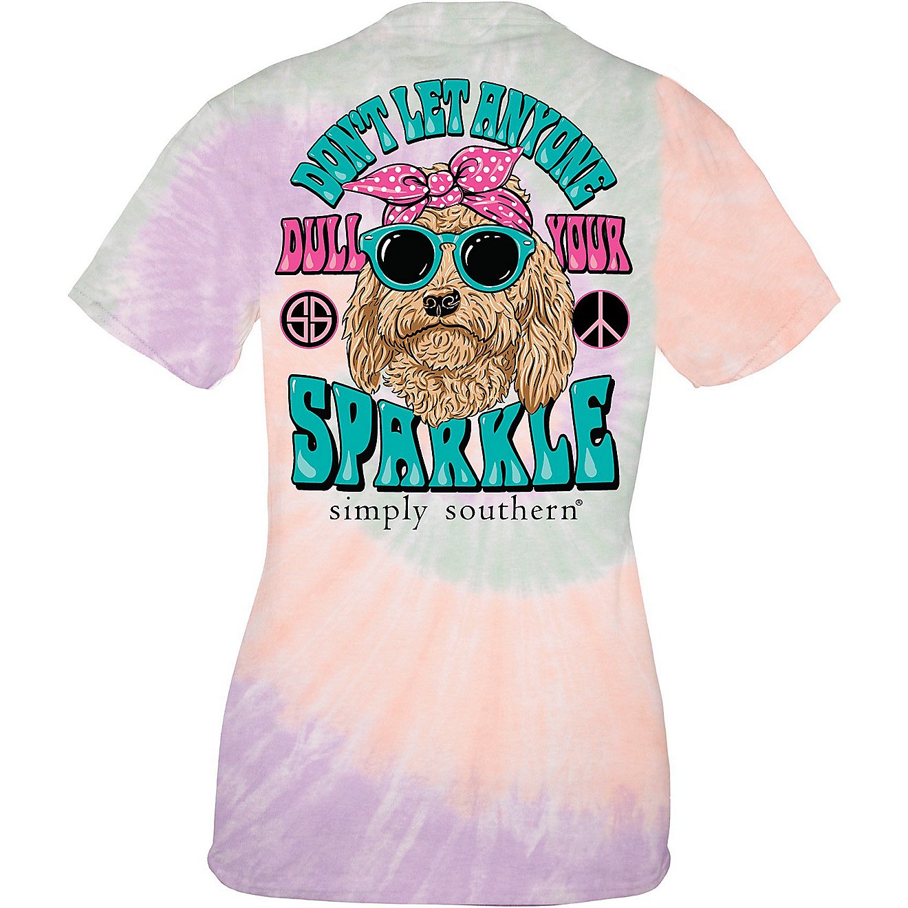 Simply Southern Girls' Sparkle T-shirt                                                                                           - view number 1