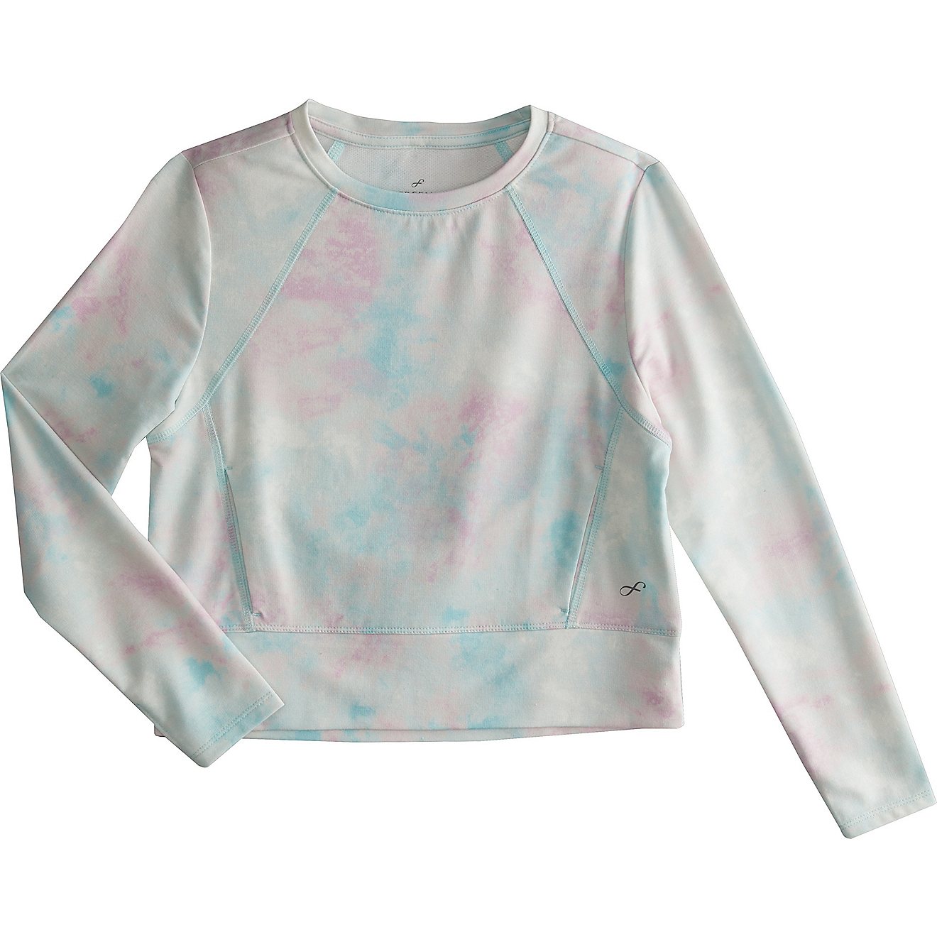 Freely Girls' French Terry Crew Neck Pullover Sweatshirt                                                                         - view number 4