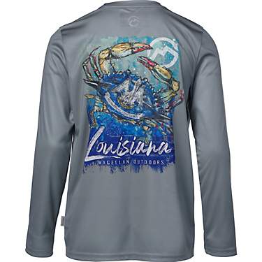 Magellan Outdoors Boys' Louisiana Graphic Long Sleeve T-shirt                                                                   