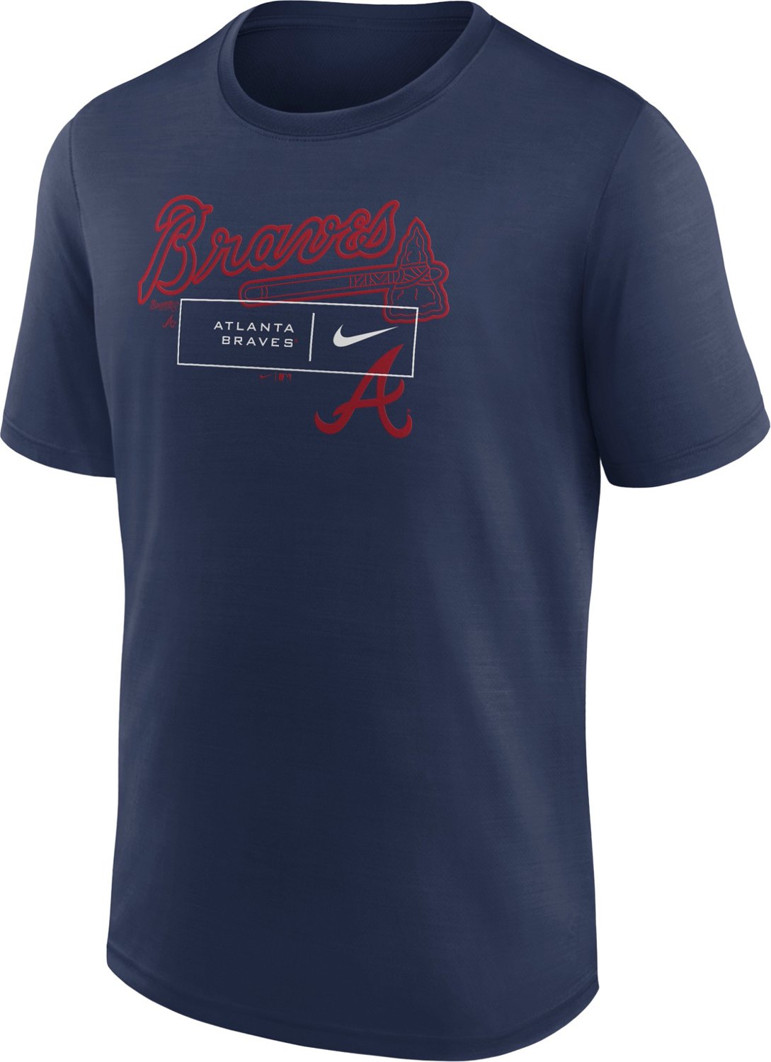 Nike Men's Atlanta Braves Team Exceed T-shirt | Academy