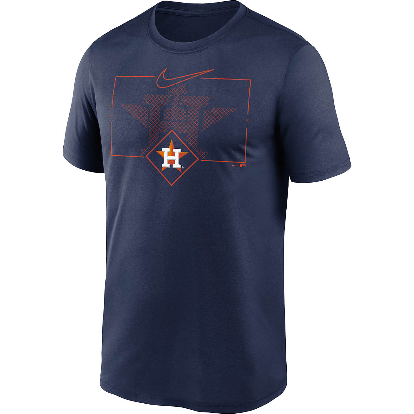 Nike Men’s Houston Astros Diamond View Legend T-shirt                                                                          - view number 1