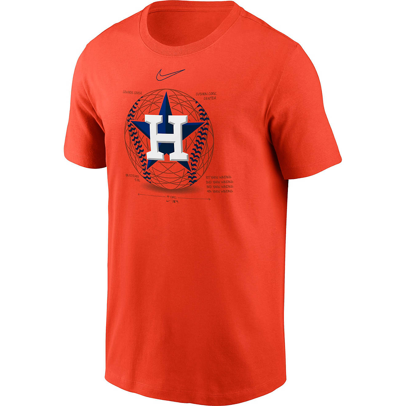 Nike Men’s Houston Astros Ball Specs T-shirt                                                                                   - view number 1